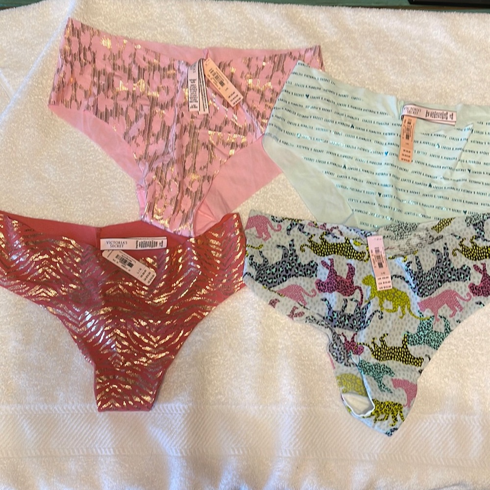 Set of 4 Brand New Victoria’s Sevret Panties.